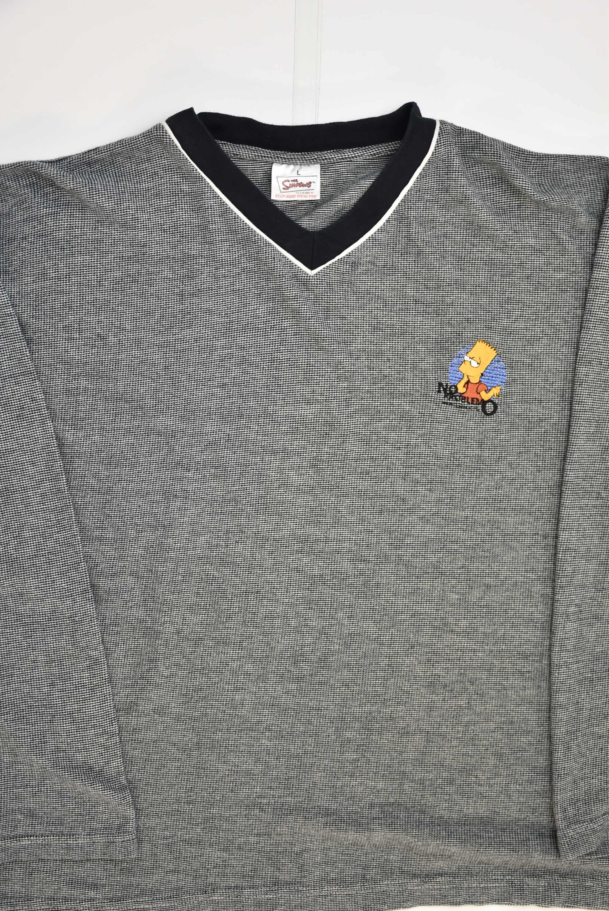 Simpsons 'No Problemo' Sweatshirt - Slayyy Vintage