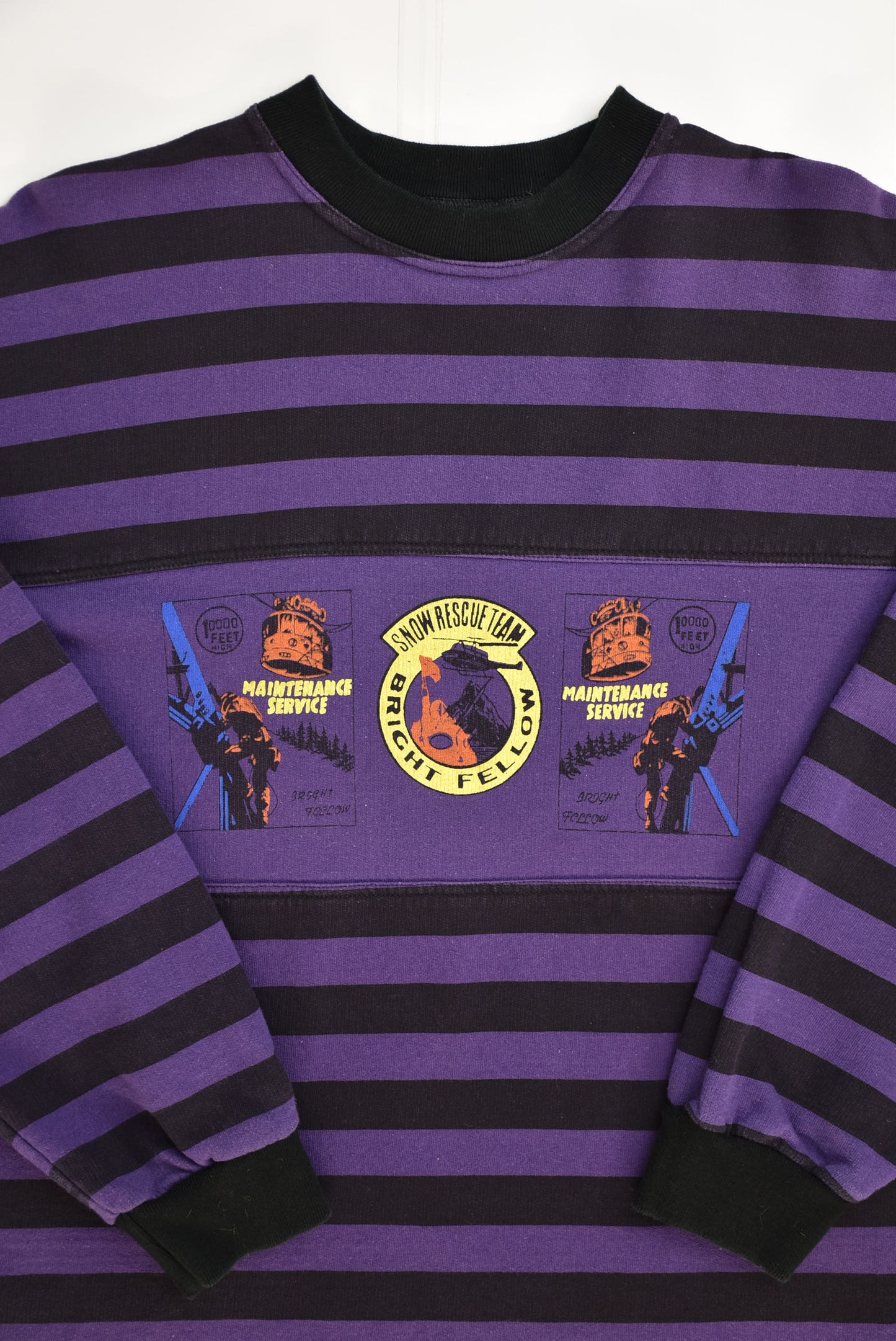 Skiing Graphic Sweatshirt (L)